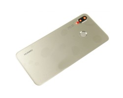 Hátlap Huawei P20 lite ragasztóval akkufedél (ujjlenyomat olvasó és kamera plexi)  PLATINUM (SI) 02351WTG